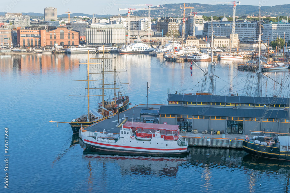 Fototapeta premium Oslo - Hafen 3
