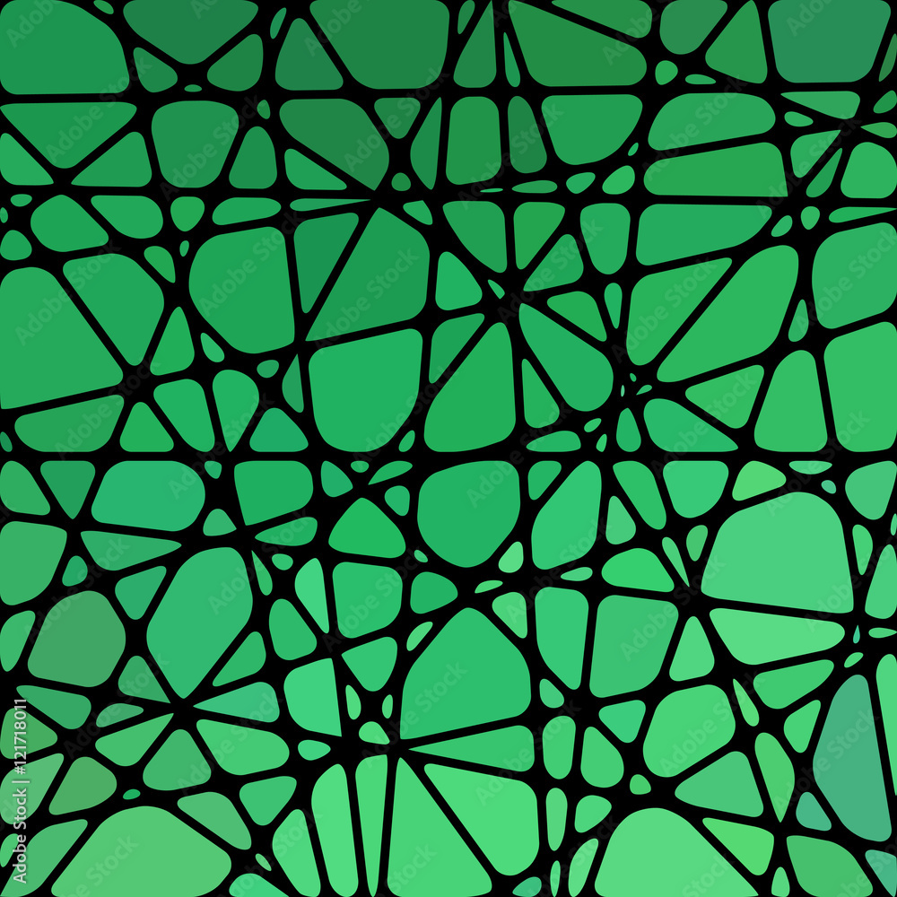 Naklejka premium abstract vector stained-glass mosaic background