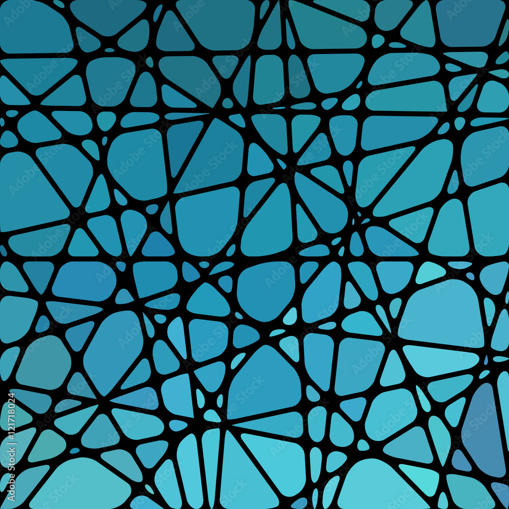 Naklejka premium abstract vector stained-glass mosaic background