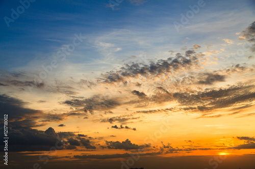 The color of twilight sky © Naypong Studio