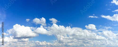 Clouds and Blue Sky in sunny day for Background © thanmano