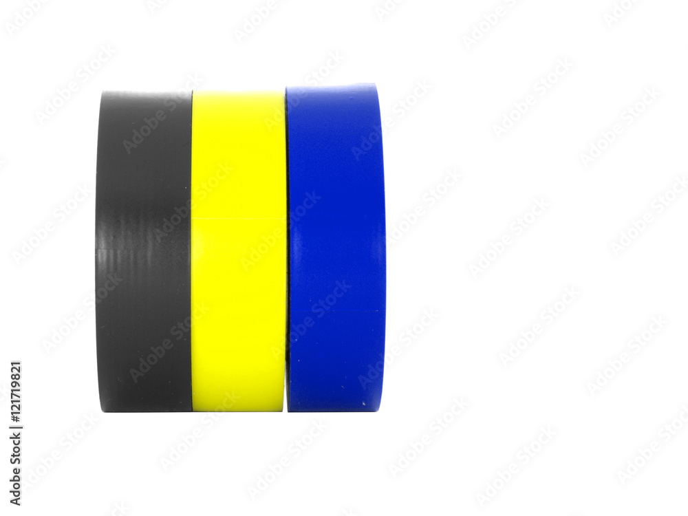 Fototapeta premium Protecting adhesive insulation tape reels