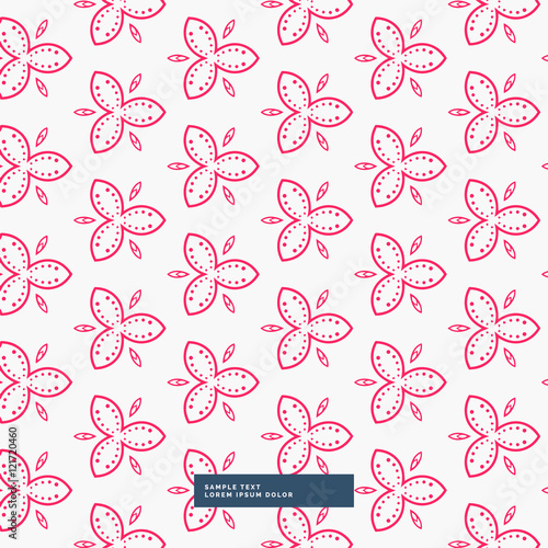 pink flower pattern background