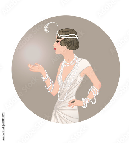 Retro party invitation design template. Vector illustration.