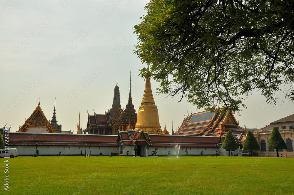 Grand palace and Wat phra keaw in Bangkok, Thailand