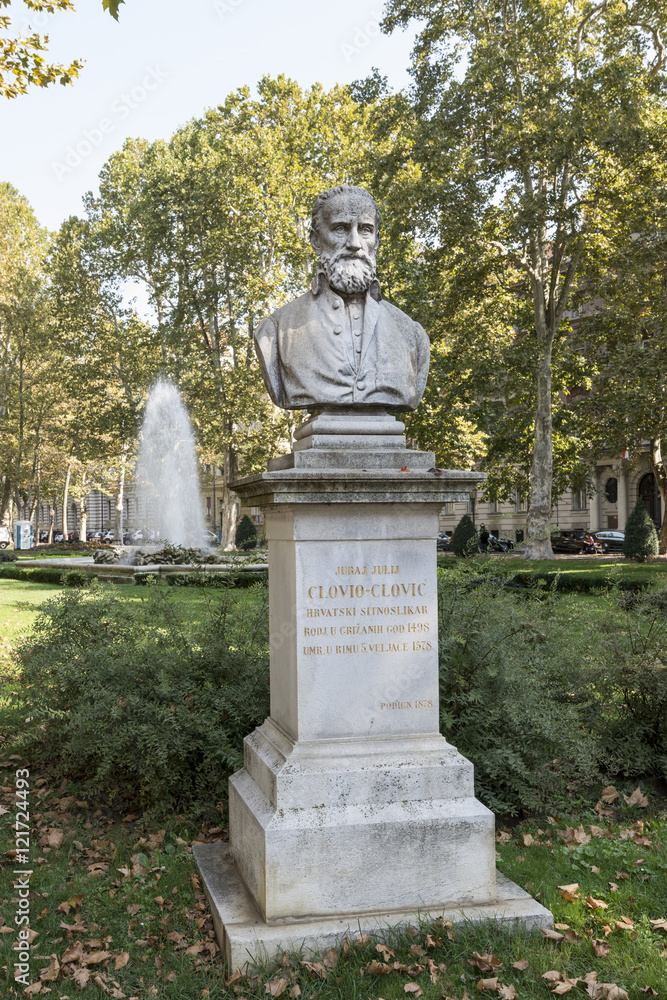 Obraz premium the bust of Jurai Julij Clovio-Clovic