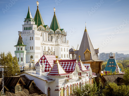 Izmailovsky Kremlin in Moscow, Russia