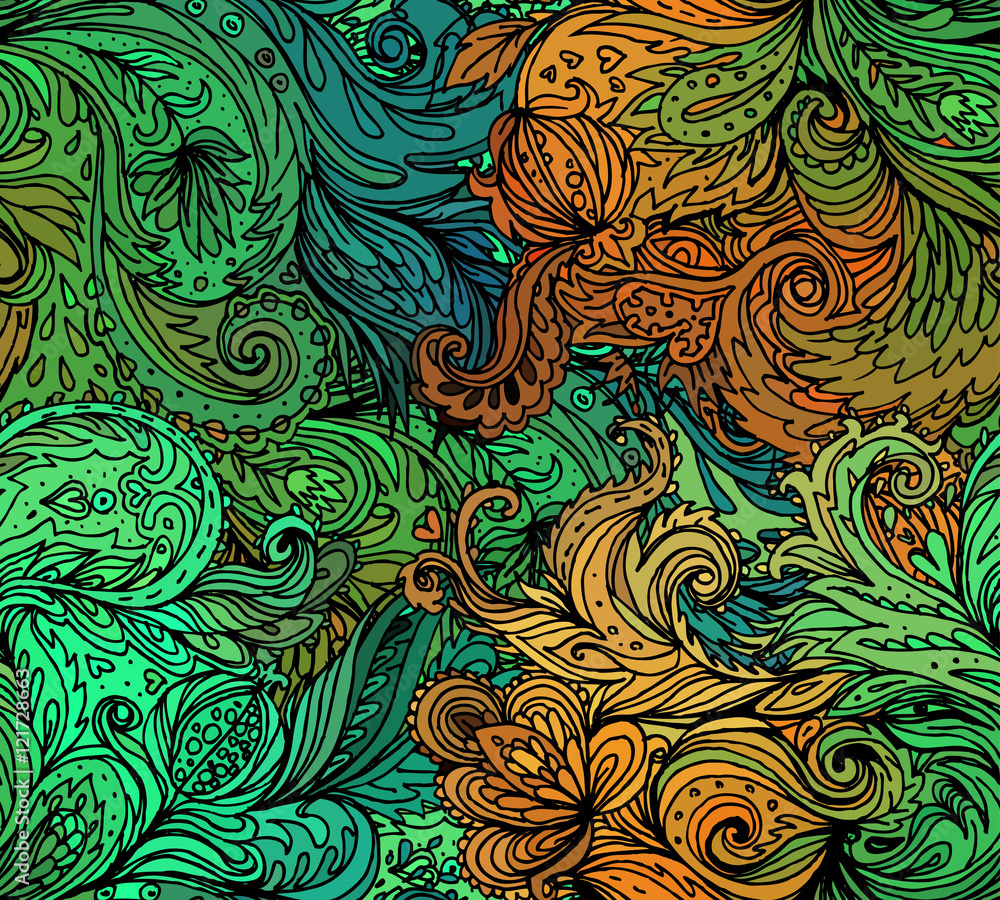 Beautiful ornate floral paisley Beautiful ornate floral paisley