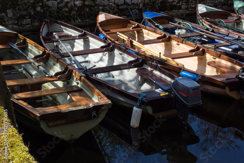 Lake boats in Killarney  county kerry  ireland