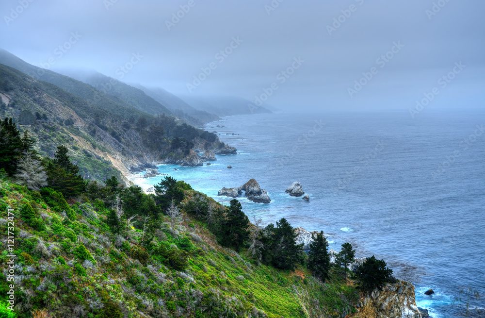 Coastal Fog Big Sur California