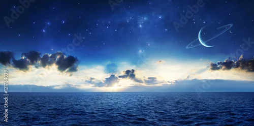 Obraz Ocean obcej planety