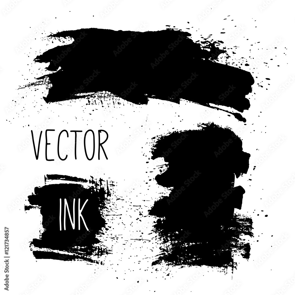 Ink Vector texture set.