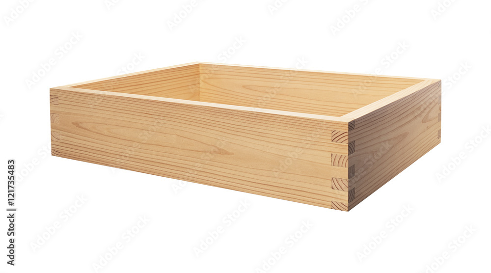 Empty wooden box Empty wooden box