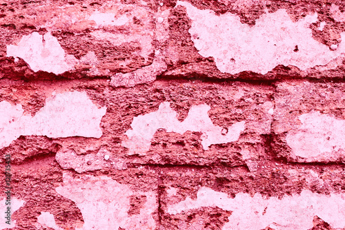 Brick texture with scratches and cracks © chernikovatv