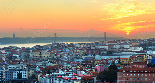 Lisbon overlooking, Portugal