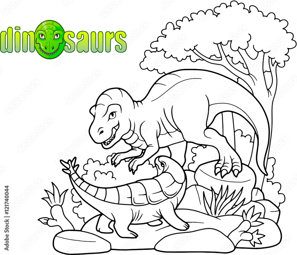 Obraz premium dinosaurs