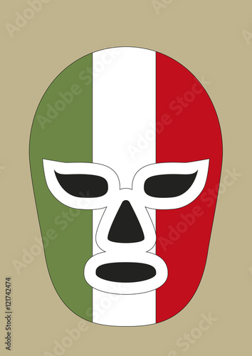 mexican fighting mask used in lucha libre
