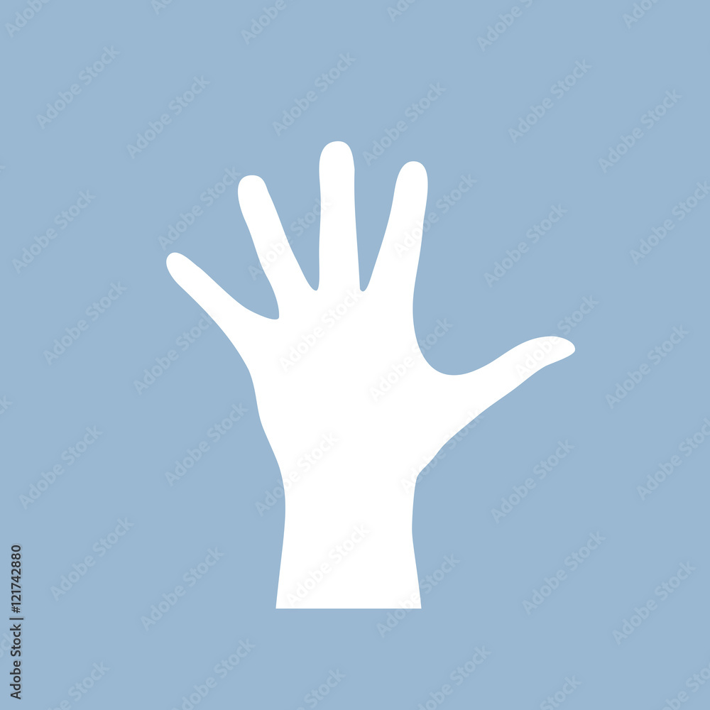 Fototapeta premium Human hand shape