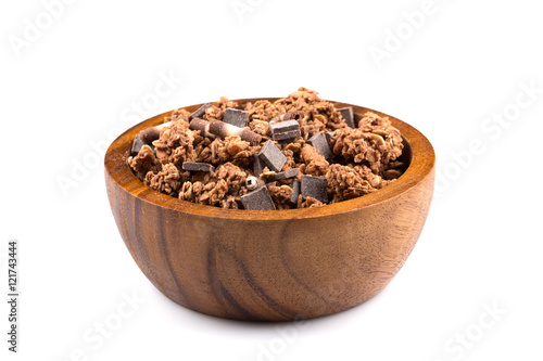 Wallpaper Mural muesli with pieces of chocolate Torontodigital.ca