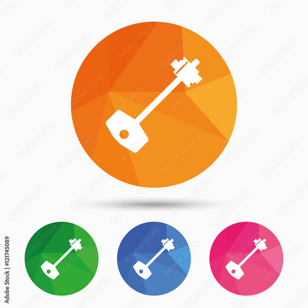 Key sign icon. Unlock tool symbol. Key sign icon. Unlock tool symbol.