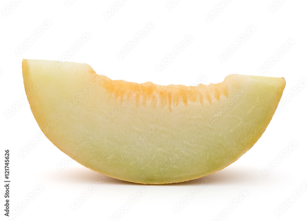 melon slice isolated on white background cutout melon slice isolated on white background cutout