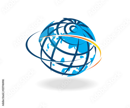 blue globe