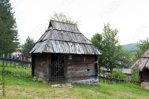 Traditional Serbian house fom XIX century, Mount Zlatibor, Serbi