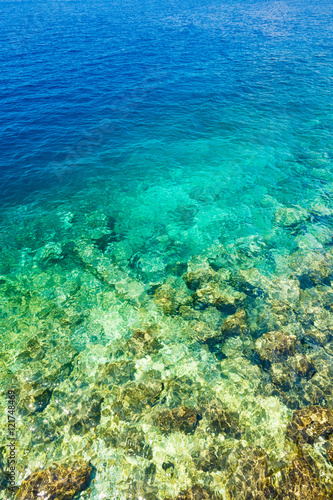 Sea Ocean Blue Water Clear Background