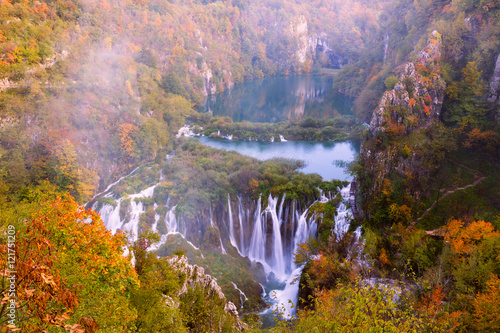 utum colors and waterfalls of Plitvice