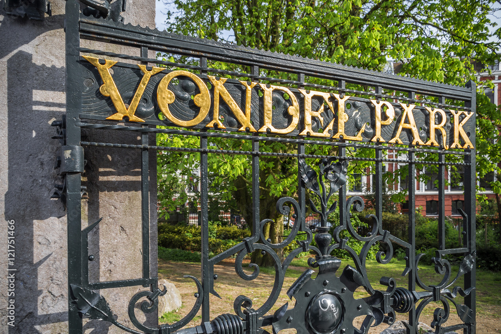 Naklejka premium Vondelpark in Amsterdam