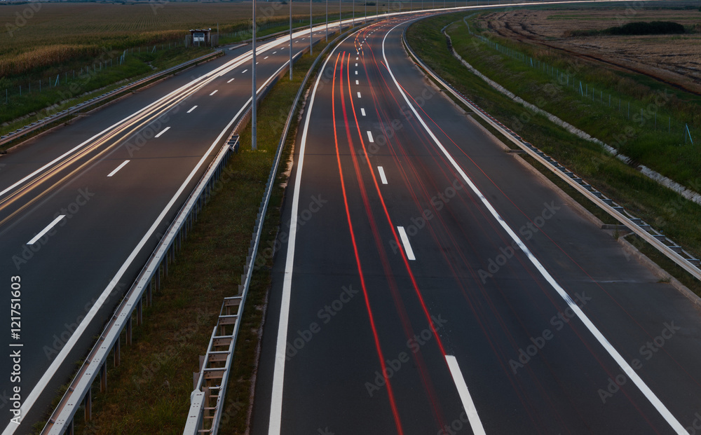 Highway by night Highway by night