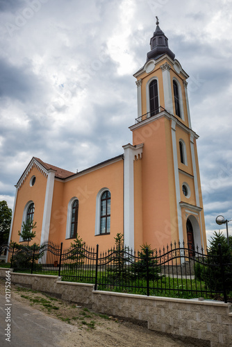 Romanian Greek Catholic Church in Miercurea Sibiului town in Romania