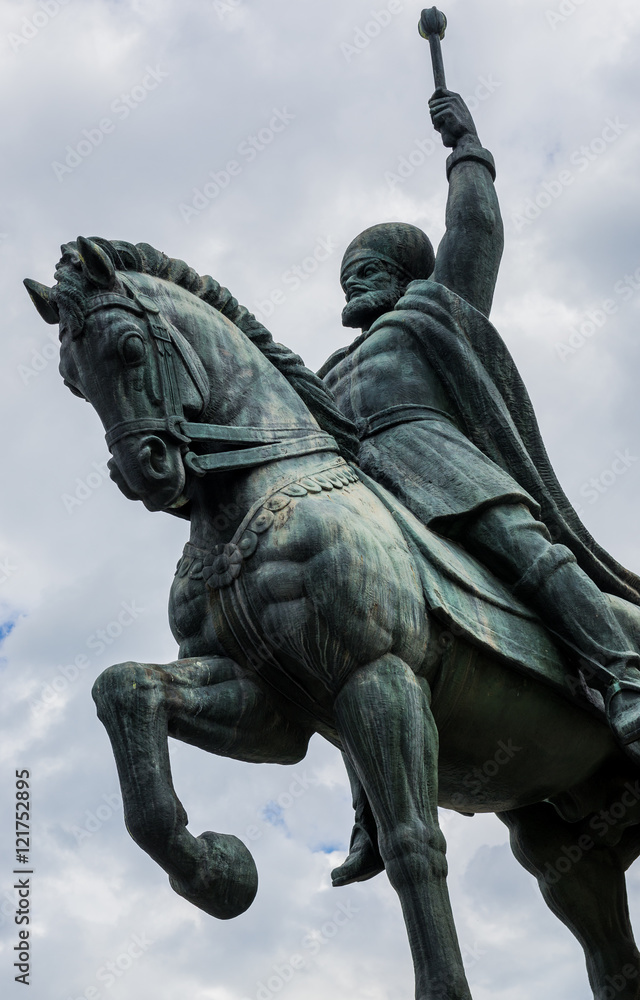 Statue of Michael the Brave in Citadel of Alba Iulia city in Romania Statue of Michael the Brave in Citadel of Alba Iulia city in Romania