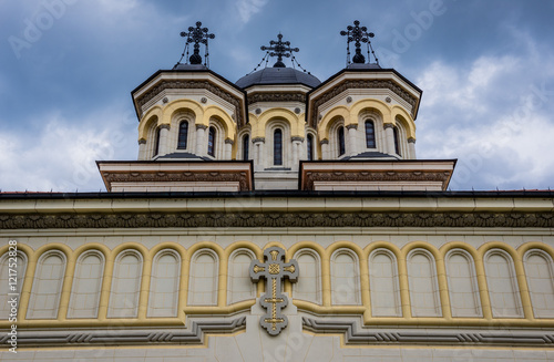 Coronation Cathedral deticated to Holy Trinity in Citadel of Alba Iulia city in Romania © Fotokon