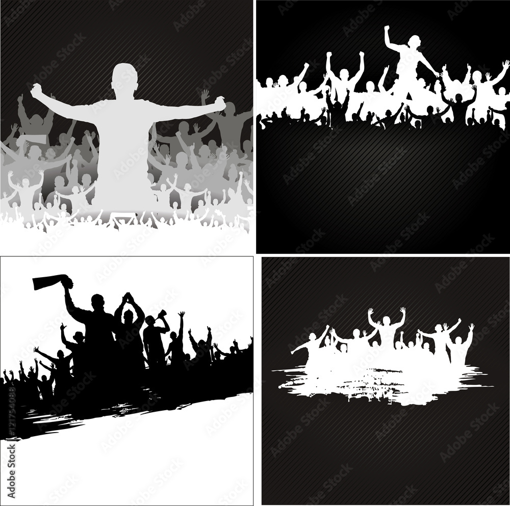 Obraz premium Set banners for sporting events and concerts