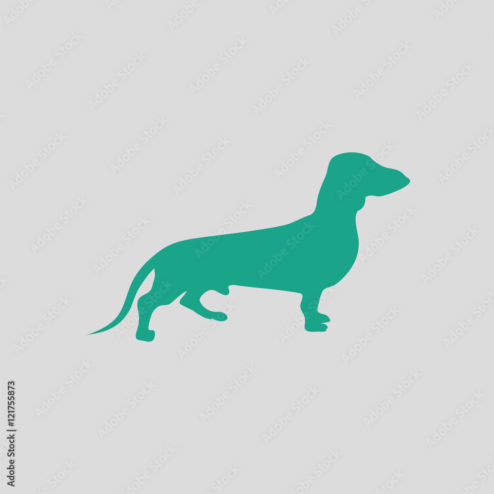 Dachshund dog icon