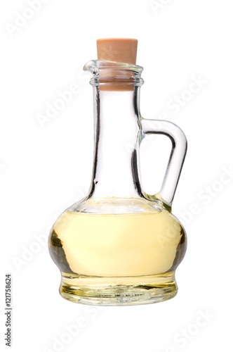 transparent glass jug with a drink.