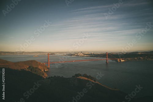 Golden Gate Bridge San Francisco Afternoon Sunset