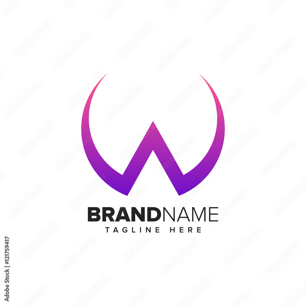 Letter W logo icon design template elements Letter W logo icon design template elements