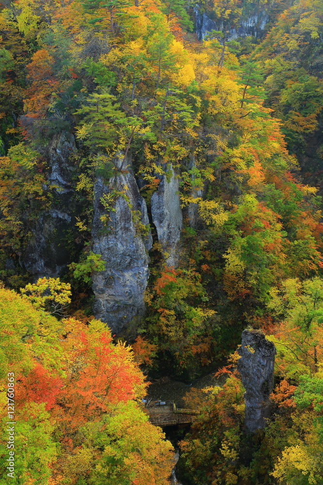 鳴子峡の紅葉 鳴子峡の紅葉