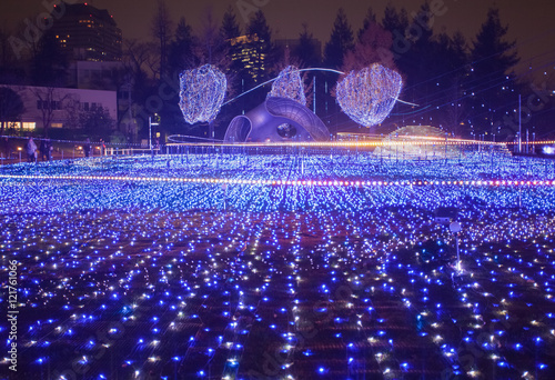 Photography Best Tokyo christmas and winter season Illuminations at Tokyo Mid town