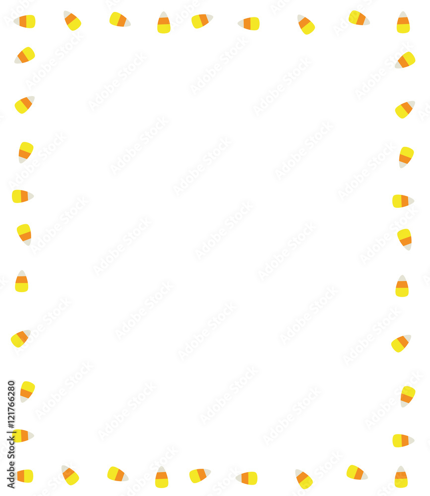 Candy Corn Border Candy Corn Border