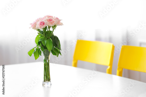 Bouquet of fresh  flowers o...