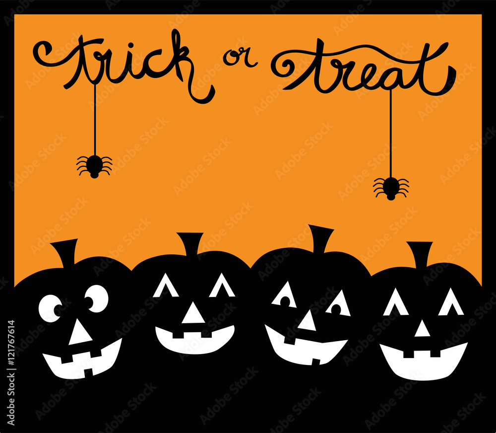Фотография Trick or Treat Pumpkins
