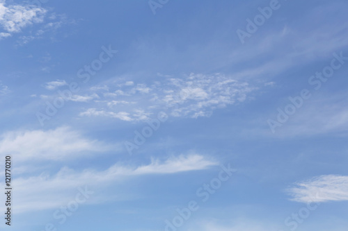 Cloud on blue sky in the daytime.