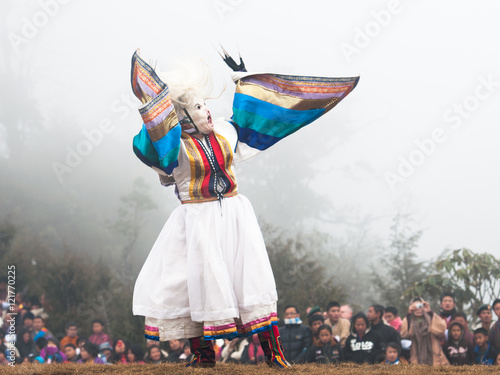 Принти на полотні Enactment from a religious story