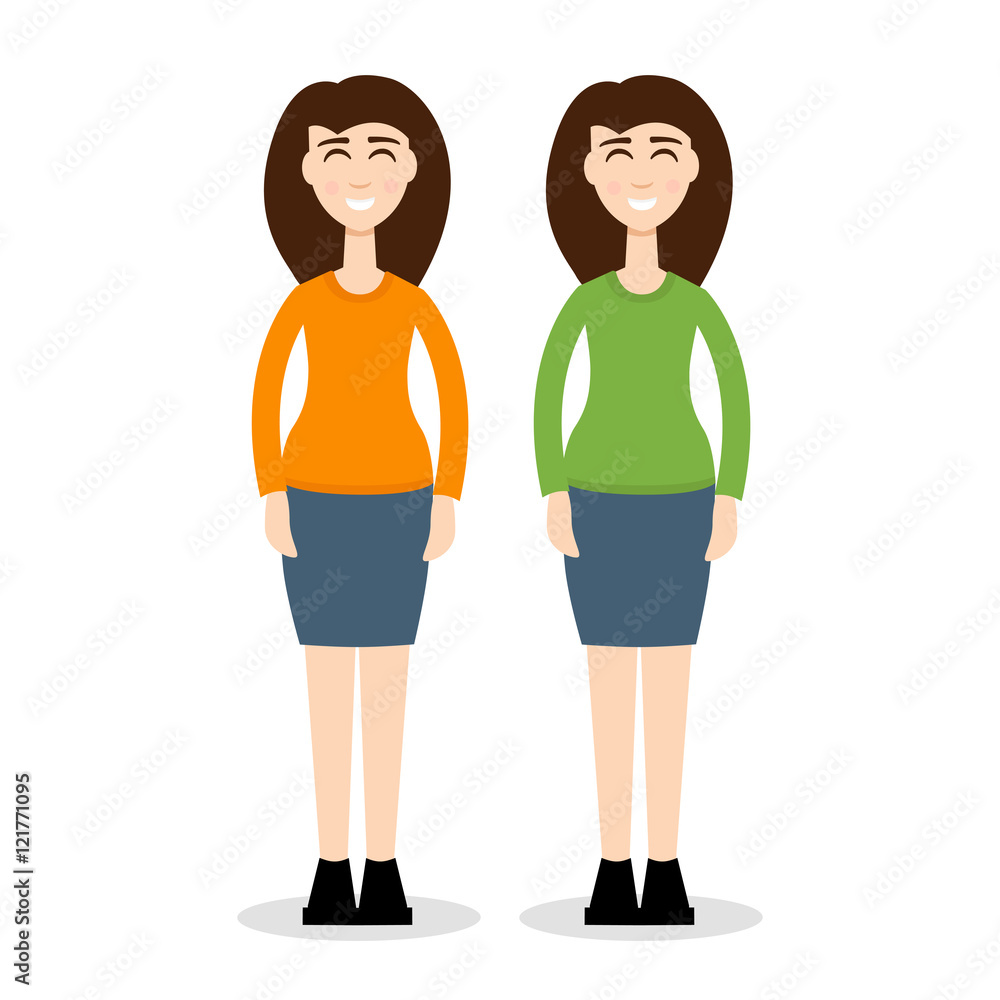 Fototapeta premium twins together
