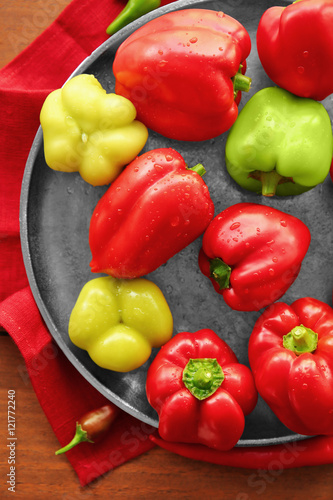 Fresh peppers, closeup