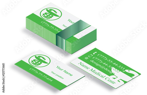 Business card for health professionals