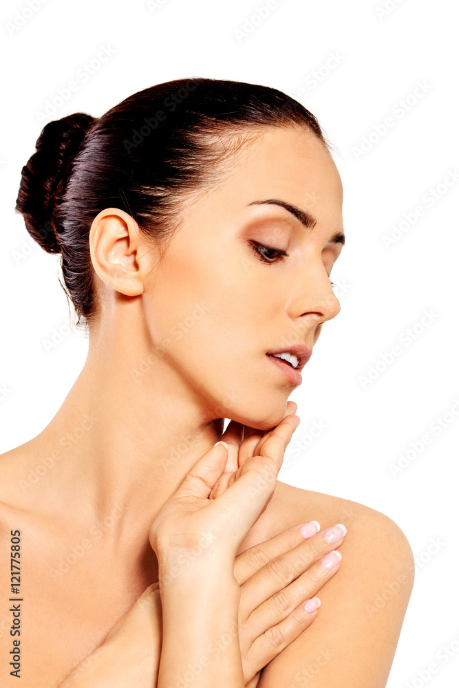 Portrait of beautiful spa woman Portrait of beautiful spa woman